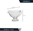 Ver imagem 3 de Molheira Cristal Pearl 140ml Wolff Calda Mel Servir Molhos