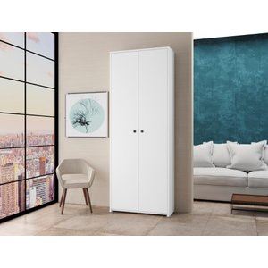 Livreiro Multiuso 2 Portas 5 Nichos Branco Chade Bela Casa