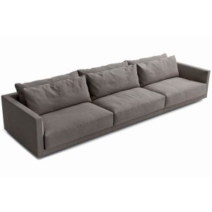 Sofá de 3 Lugares em Sarja 100% Algodão