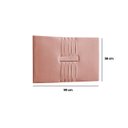 Ver mais imagens de Cabeceira Painel Estofada Nevada Suede Rosa Solteiro 90cm para Cama Box