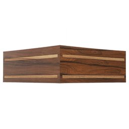 Luminária Decorativa Madeira Plafon Ilhota Nog 20cm:Pau Ferro - 4