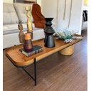 Ver imagem 1 de Mesa de Centro Decorativas Rústica - Cachepô - Montanhês Móveis