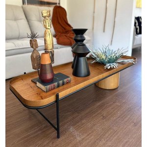 Mesa de Centro Decorativas Rústica - Cachepô - Montanhês Móveis