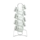 Ver imagem 2 de Porta Condimentos de Vidro Com Suporte de Metal 8 Peças Lyor