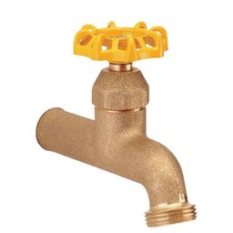 Torneira de Parede para Jardim e Tanque com Adaptador de Mangueira Standard Amarela - Deca 1130.B - 1