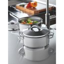 Ver imagem 2 de Caçarola Inox Rasa Solar 28cm 7,1l Fundo Triplo Tramontina