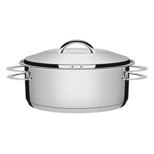 Caçarola Inox Rasa Solar 28cm 7,1l Fundo Triplo Tramontina