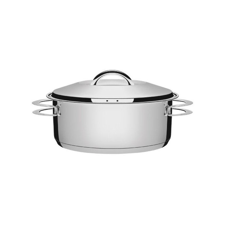Caçarola Inox Rasa Solar 28cm 7,1l Fundo Triplo Tramontina Caçarola Inox Rasa Solar 28cm 7,1l Fundo Triplo Tramontina