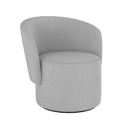 Poltrona Decorativa Orgânica - Bouclê Cinza Claro - 1