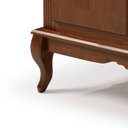 Ver imagem 3 de Balcão Buffet Aparador Florença 80cm 2 Portas 1 Gaveta Pés Luiz Xv - Imbuia