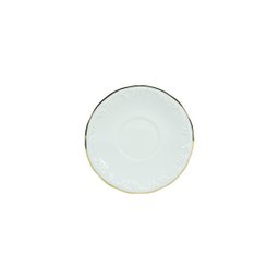 Serviço de Jantar e Chá em Porcelana 30 Peças - Pomerode Filete de Ouro Schmidt - 4 Serviço de Jantar e Chá em Porcelana 30 Peças - Pomerode Filete de Ouro Schmidt - 4