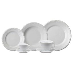 Aparelho de Jantar Chá Café Schmidt Porcelana Pomerode 42 Peças - 1