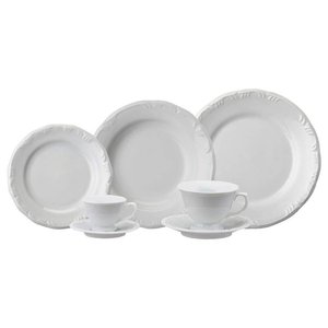 Aparelho de Jantar Chá Café Schmidt Porcelana Pomerode 42 Peças