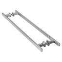 Ver imagem 7 de Puxador Aço Inox Escovado para Porta de Vidro 60cm M.s