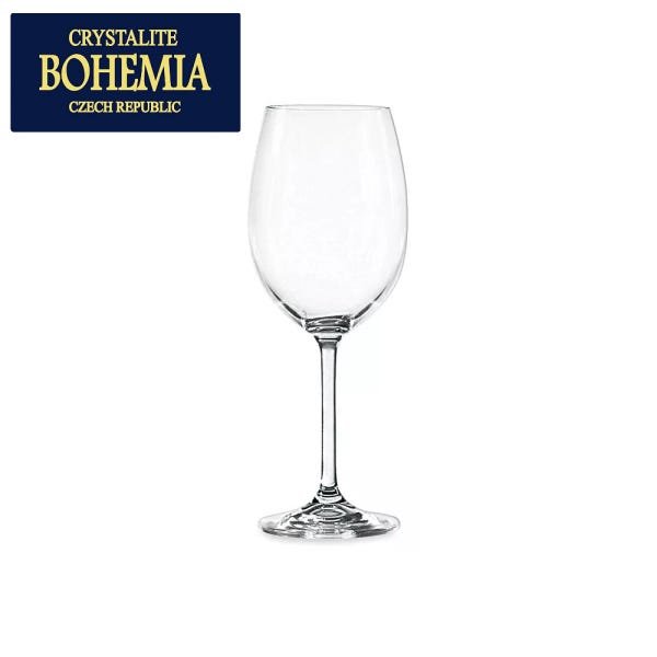 Jogo 6 Taças Vinho Cristal Anna Transparente 450ml Bohemia - 3