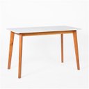 Ver imagem 4 de Mesa de Escritório Space 100% MDF 115cm Espresso Móveis Branco
