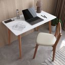 Ver imagem 1 de Mesa de Escritório Space 100% MDF 115cm Espresso Móveis Branco