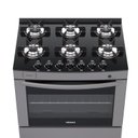 Ver imagem 2 de FOGAO 6 BOCAS VENAX DELPLUS VITREO BL GRAFITE GAS GLP