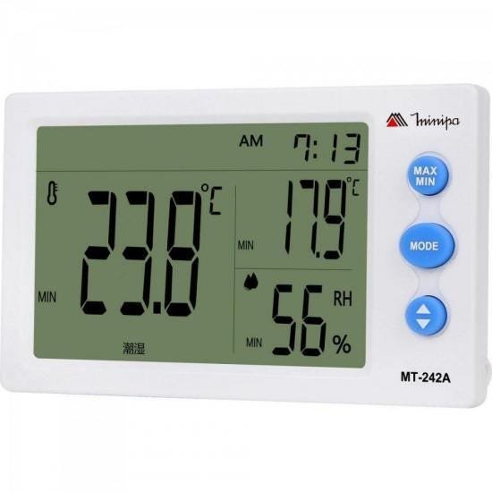 Relógio Termo Higrometro Mt242A Minipa - 1