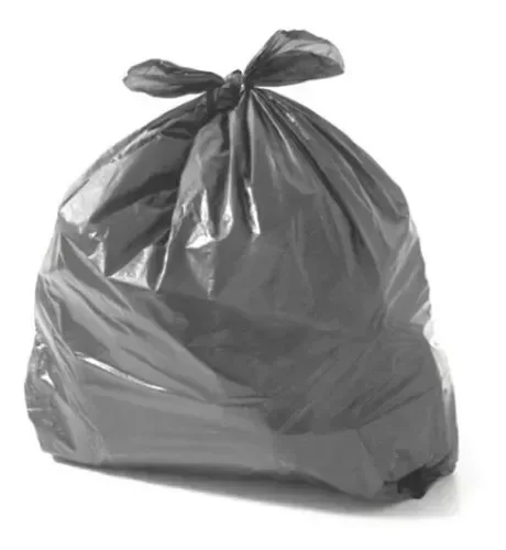 Saco de Lixo Especial 100l 75x85cm Bay Plastic - Cinza C/ 100un - Bayplastic