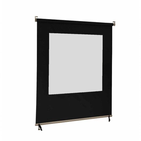 Toldo Cortina Flex - Pvc - 2,00 M Largura 4,00 Preto