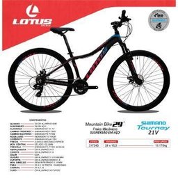 Bicicleta Aro 29 Ciclo Cairu Lótus 21 Marchas - 4