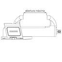 Ver imagem 5 de Morsa Torno de Bancada N°8 NT-8 MARCON