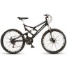 BICICLETA RENAULT DUPLA. SUSP. ARO 26  21 MARCHAS  FREIO A D - 1