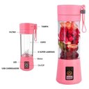 Ver imagem 5 de Mini Liquidificador Portátil Usb Recarregável Mixer (rosa)