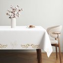 Ver imagem 2 de Toalha de Mesa Retangular 6 Lugares Ramos para a Páscoa 100% Algodão - 1,36x2,20m