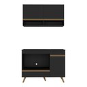 Ver imagem 6 de Armário de Cozinha Modulada Compacta 105cm com Balcão para Cooktop Veneza Multimóveis MP2260 