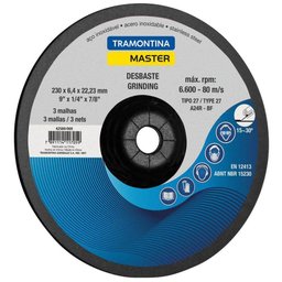 Discos de Desbaste para Aço Inox 9 Polegadas - 1