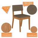 Ver imagem 6 de Conjunto de Mesa com 2 Cadeiras Arkansas Cinam/capucci - M. Arapongas Cinamomo/capuccino 02