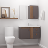 Gabinete Suspenso para Banheiro Olivia 80 Cm - 2