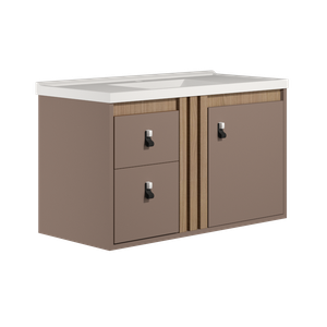 Gabinete Suspenso para Banheiro Olivia 80 Cm