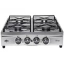 Ver imagem 1 de Fogão de Mesa Layr Maxy 4 Bocas Acabamento Inox Acendimento Manual