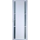 Ver imagem 1 de Porta de Alumínio Lambril Visor Duplo 210x80 Esquerda Branco