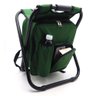 Cadeira Mochila Bolsa Semi Termica 2 em 1 Banqueta Portatil Piquenique Fila Espera Camping Pesca - 3