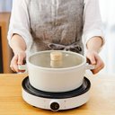 Ver imagem 2 de Fogão Fika Neoflam de Indução 1 Boca Branco 2000w 220v Fs-1c002