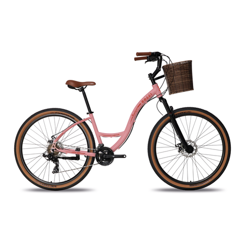 Bicicicleta Colli Munique Aluminio Aro 29 Disco-shimano 21v Tamanho do Quadro 17 Rosa