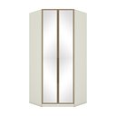 Ver imagem 2 de Canto Closet Modulado 2 Portas com Espelho 3 Gavetas Bellagio Casa 812