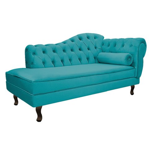 Diva Recamier Diana 160cm Lado Esquerdo Suede - Doce Sonho Móveis