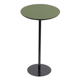 Mesa Lateral Tampo 30cm (52cm altura) Verde Acetinado - 1