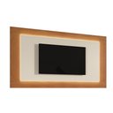 Ver imagem 1 de Painel Grécia Com Led 2,20 Para TV Até 65 Polegadas Mavaular Naturalle/Off White