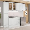 Ver imagem 1 de Armário de Cozinha Completa com Balcão Milla Willow Carraro Branco