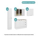 Ver imagem 4 de Armário de Cozinha Completa com Balcão Milla Willow Carraro Branco