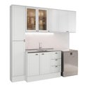 Ver imagem 2 de Armário de Cozinha Completa com Balcão Milla Willow Carraro Branco