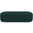 Ver imagem 7 de Cabeceira Cama Box Queen 160cm Lanna com Puff Recamier Doha W01 Bouclê Verde - Lyam Decor