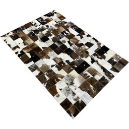 Tapete de couro marrom malhado escuro 1,00x1,50 s/b peça 10 - 2