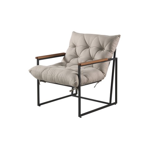 Cadeira Decorativa Quarto Poltrona Bia Luxo Confortável Sala